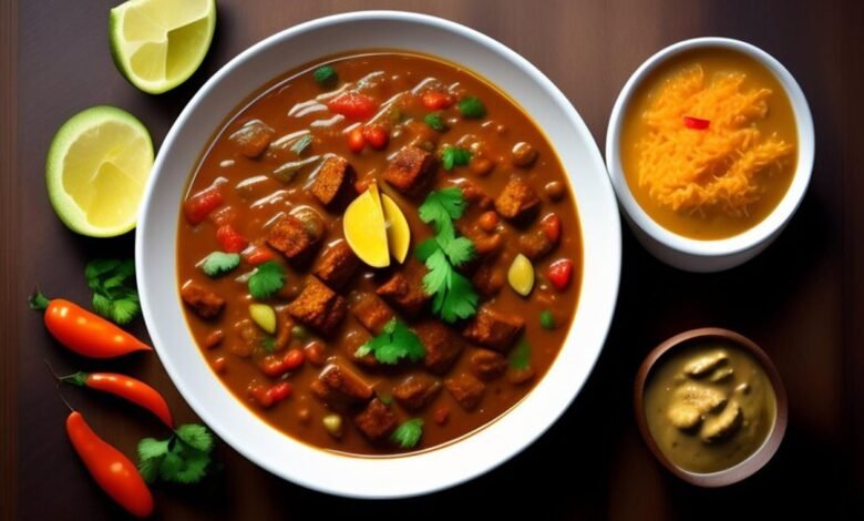 Healthy red lentil curry